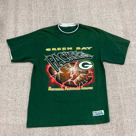 Vintage Other - Vintage Green Bay Packers Shirt Mens Medium Green 1990s NFL Football
